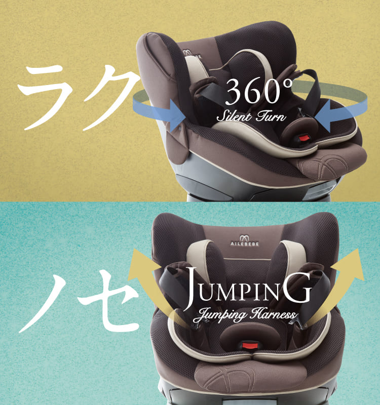 KURUTTO5 新生児から使える日本製回転式チャイルドシート | 日本製 