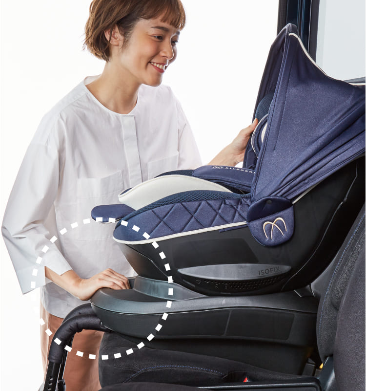 クルット6i 安全性と快適性が進化した新生児から使える日本製回転式チャイルドシート | 日本製チャイルドシート エールベベ AILEBEBE 公式サイト