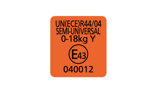 UN(ECE)R44適合品