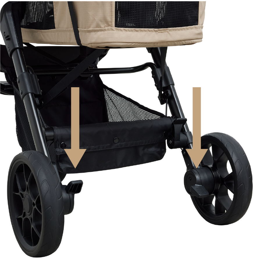 踏むだけペダルブレーキ